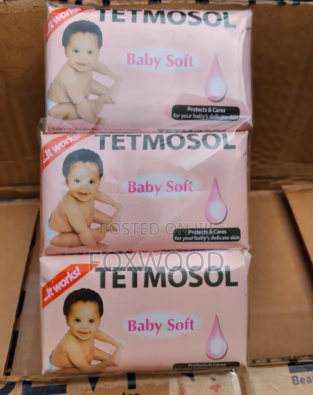 Tetmosol Baby Soft Soap 2pcs