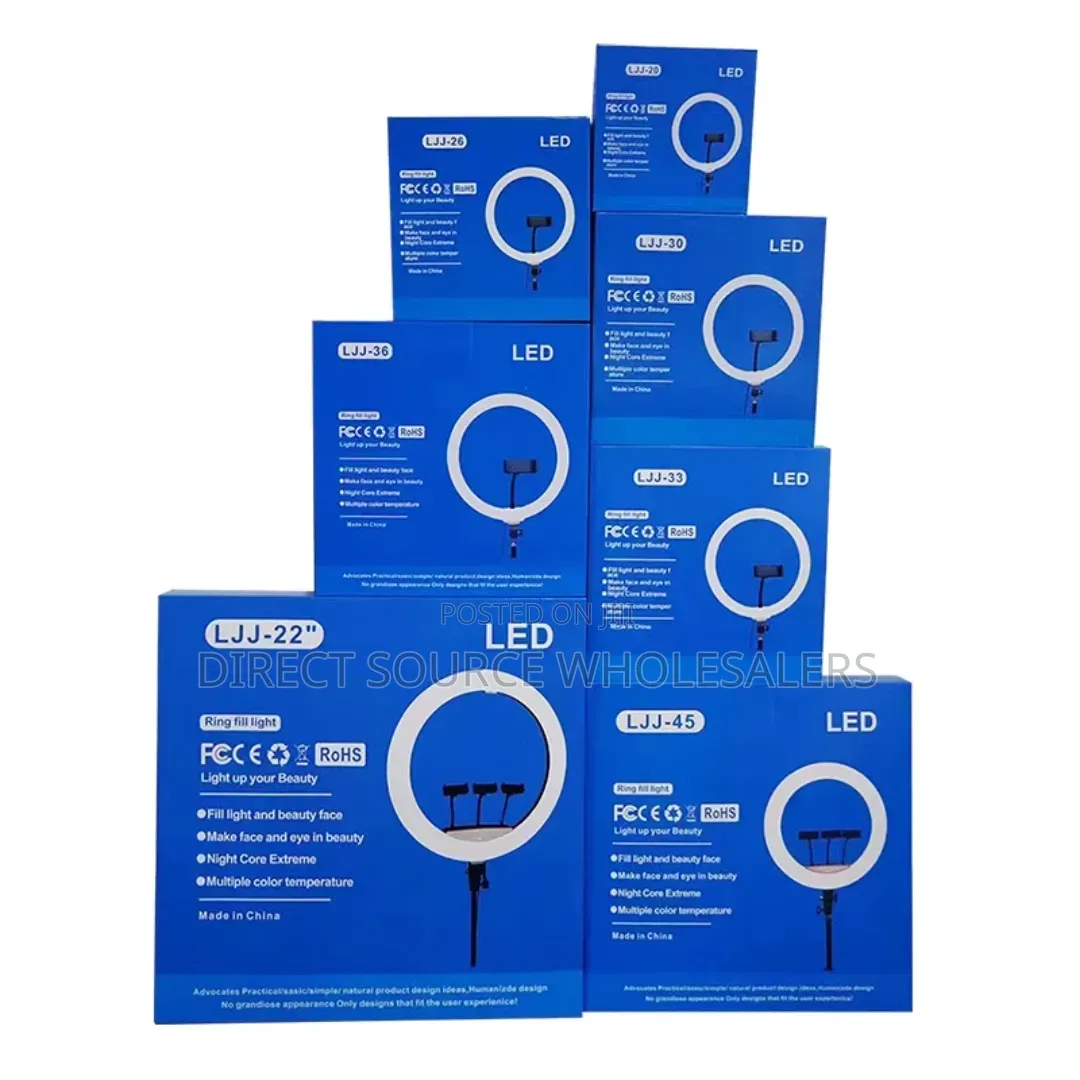 Dimmable 18-inch Ring Light For Content Creators