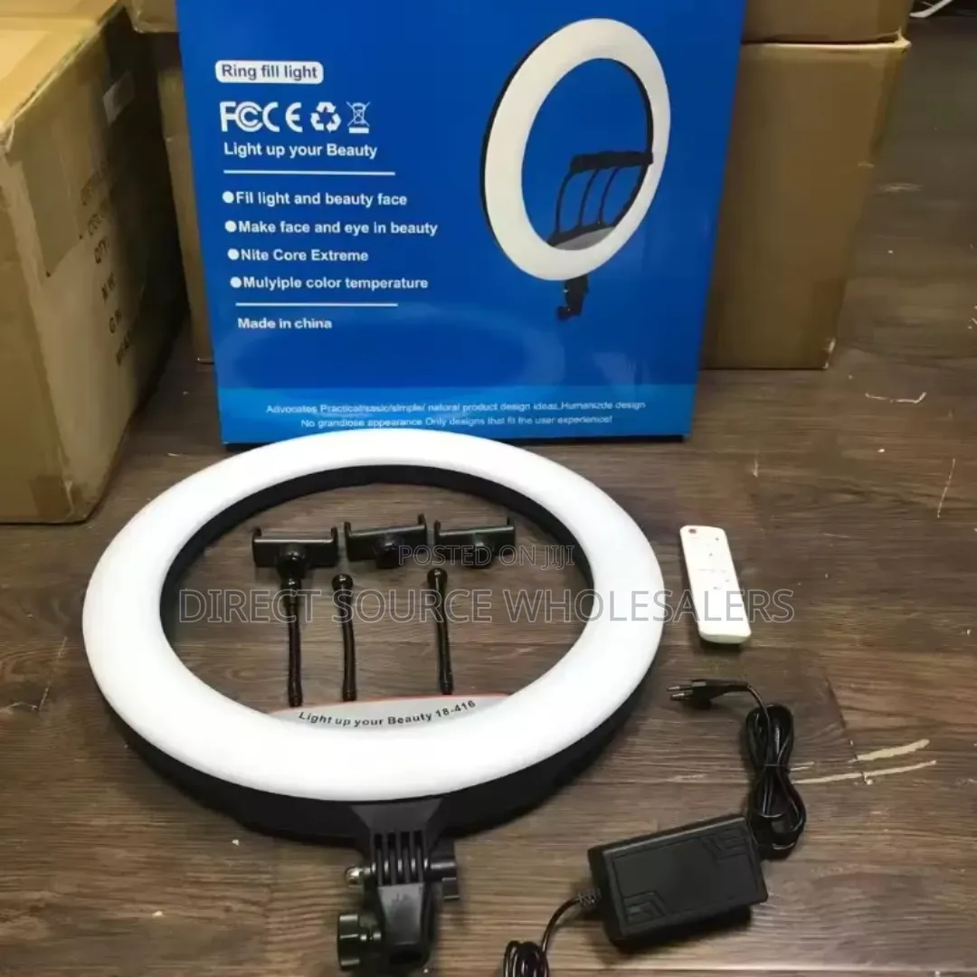 18" Led Ring Light – Ideal For Video Recording Beauty Professional