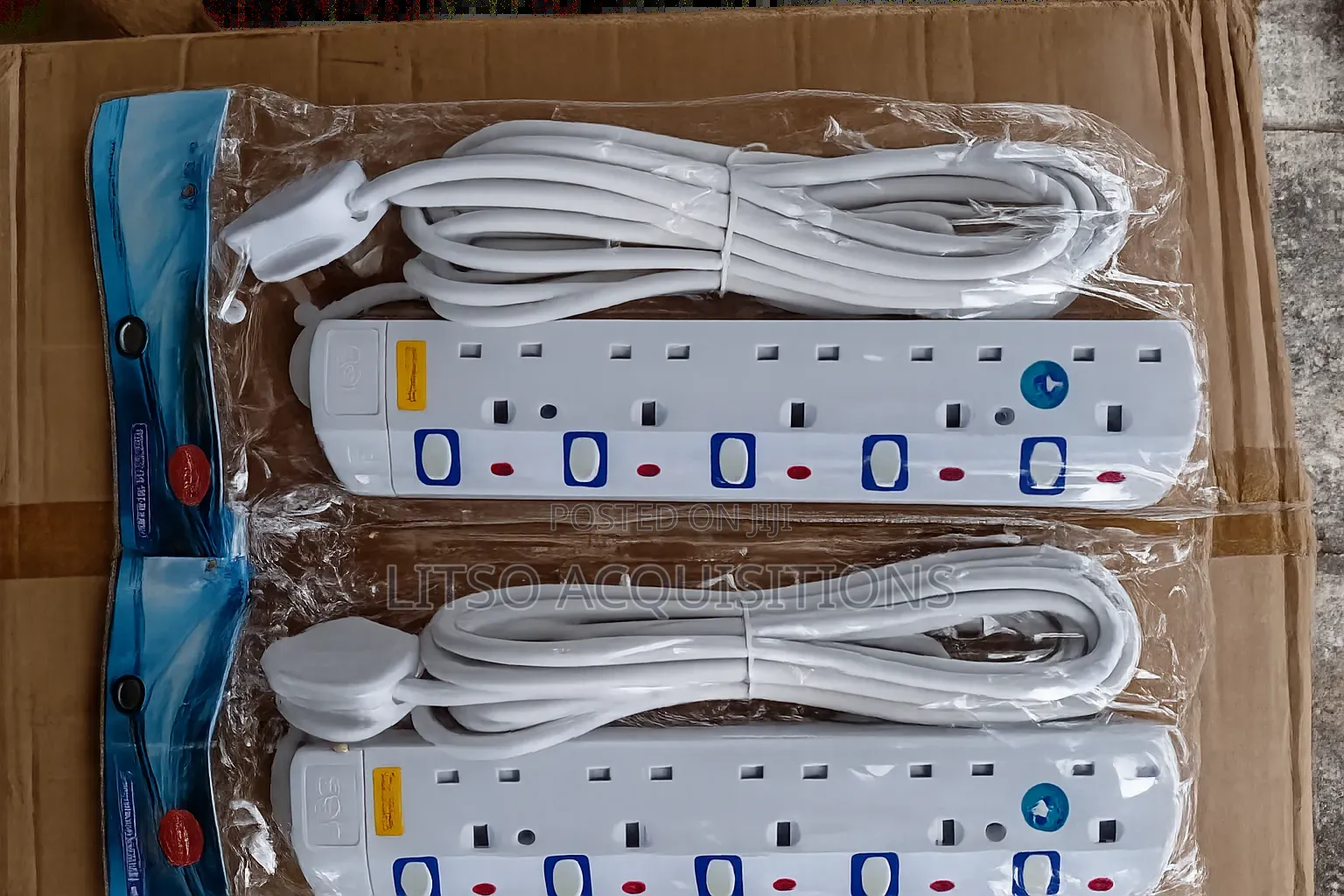 JSB 5-Way Power Extension | 10m Heavy Duty Extension Cable.
