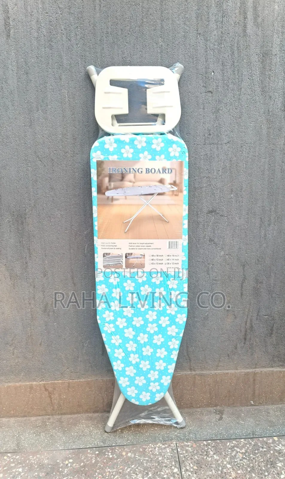 Metallic Foldable Ironing Board | Adjustable | 90x30cm