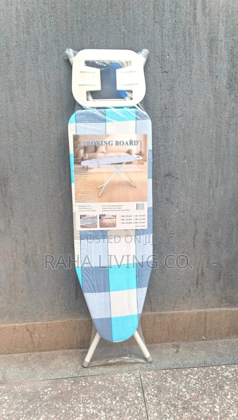 Metallic Foldable Ironing Board | Adjustable | 90x30cm
