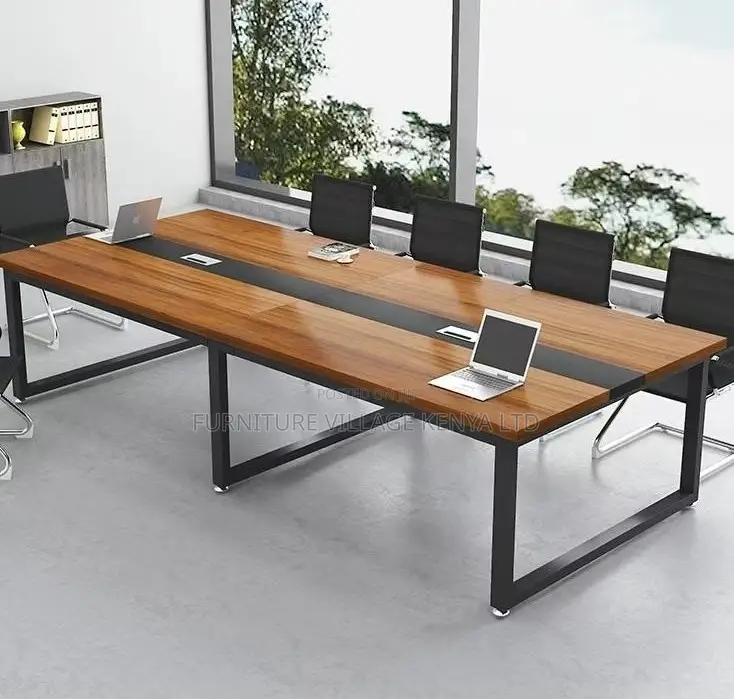 Modern Durable 10-Person Rectangular Meeting Table