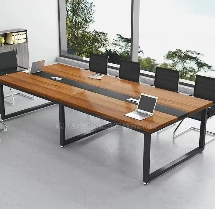 Modern Durable 10-Person Rectangular Meeting Table