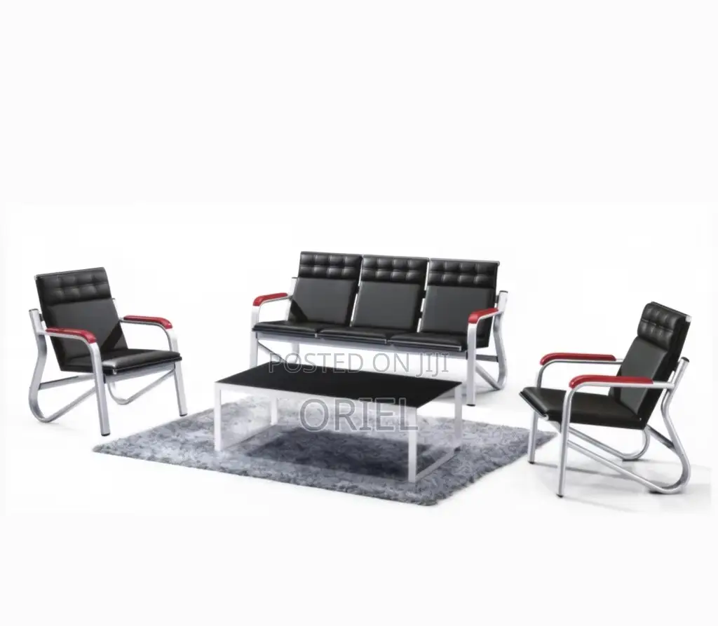 Office Bench : 5-Seater Office Lounge Waiting Bench