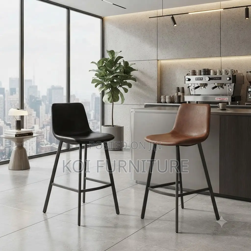 Barstools; Non Rotating Home Kitchen and Living Room Barstools
