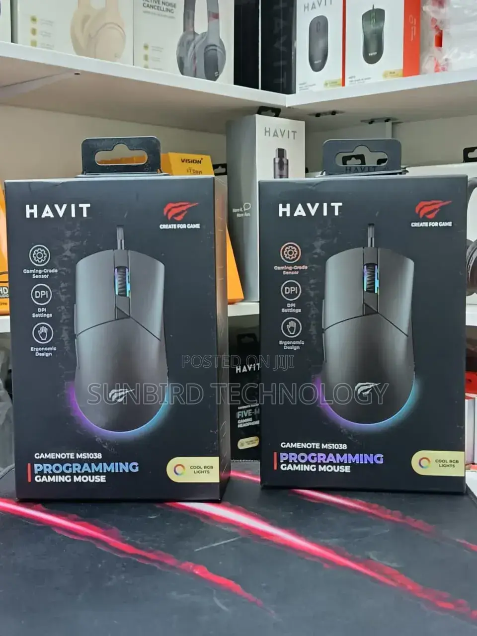 Havit Hv-Ms1038 Programble Wired Gaming Mouse.