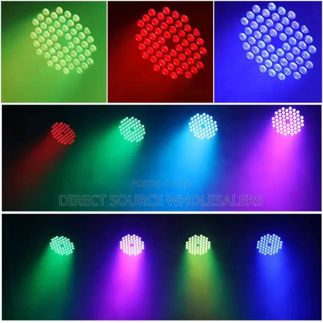 RGBW Stage Light 54pcs × 3w Led Par Can DMX Dj Light