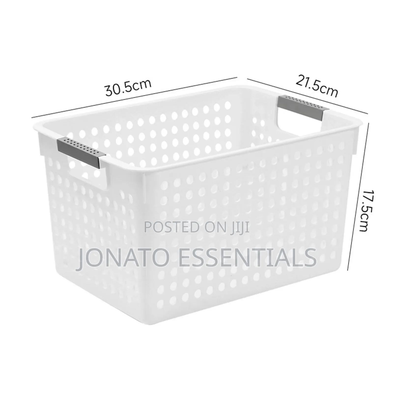 Plastic Storage Baskets Wardrobe Kitchen Organizer Bins