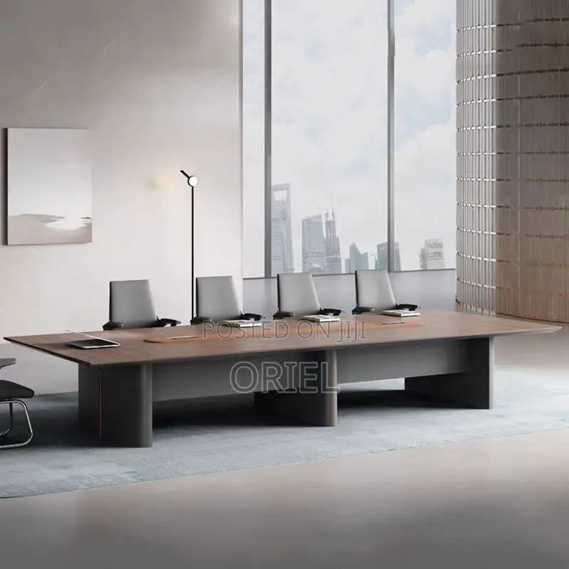 Office Boardroom Table : 3.8m Large Conference Office Table