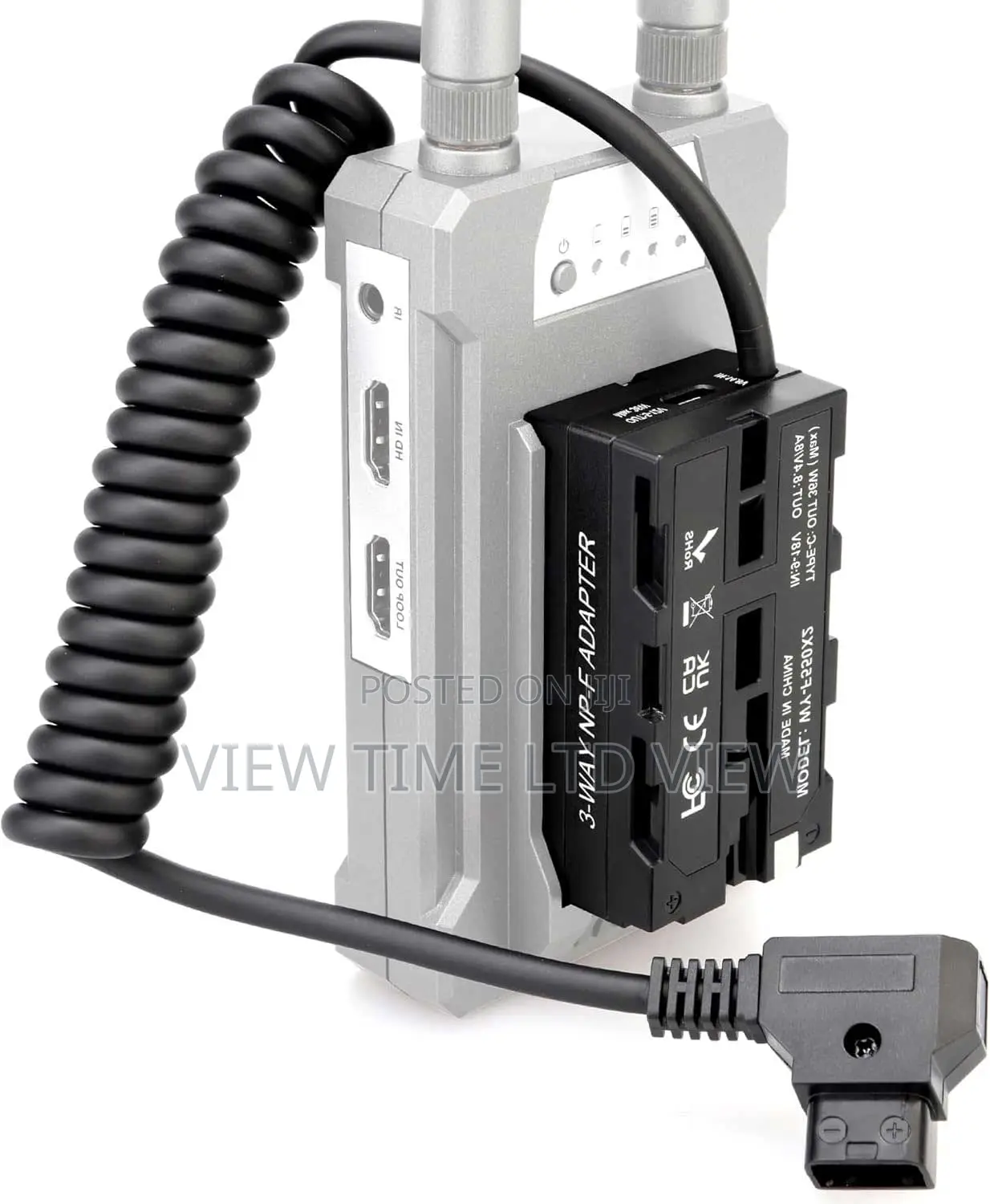 D-Tap Ptap to Double-Sided Np-F550/970/570/770 Dummy Battery Adapter