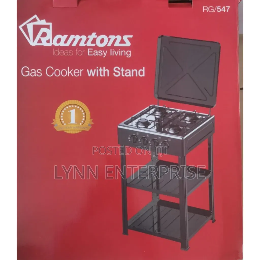 *Ramtons Standing Cooker With Shelves Rg547