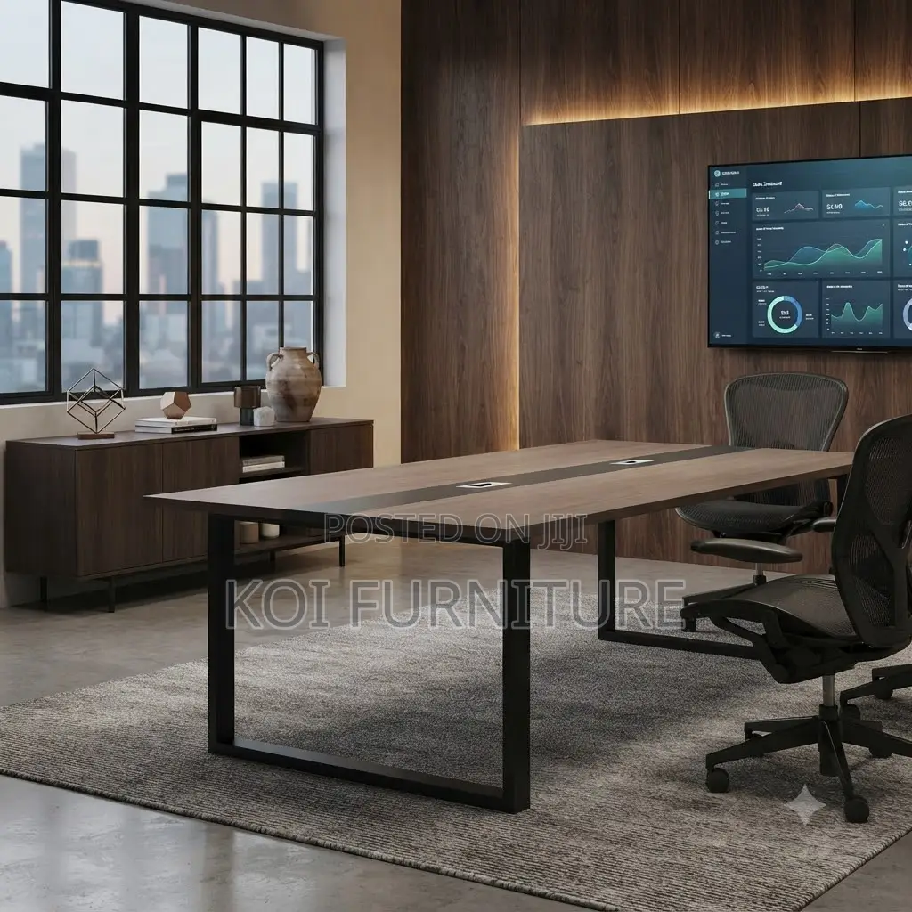 Boardroom Table; 2.4 Meters Wooden Boardrroom Meetings Table