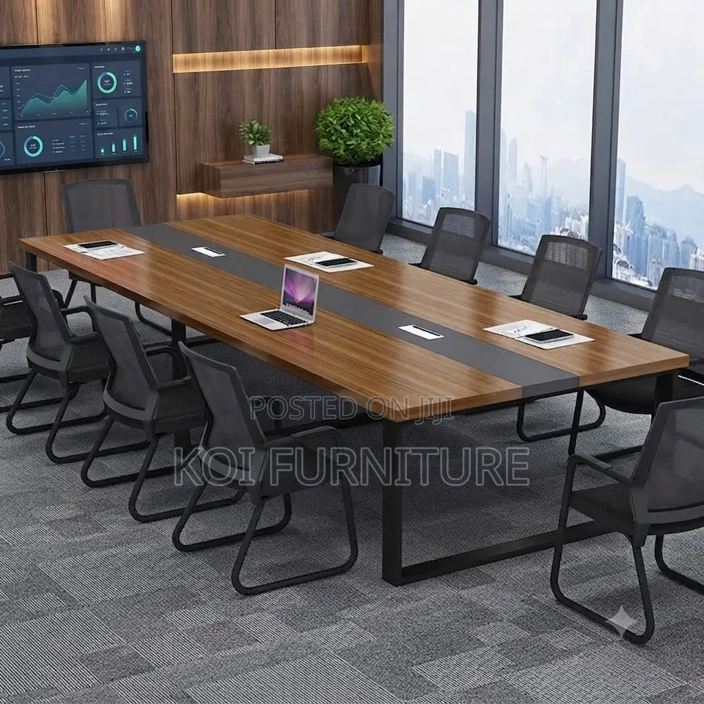 Boardroom Table; 2.4 Meters Wooden Boardrroom Meetings Table