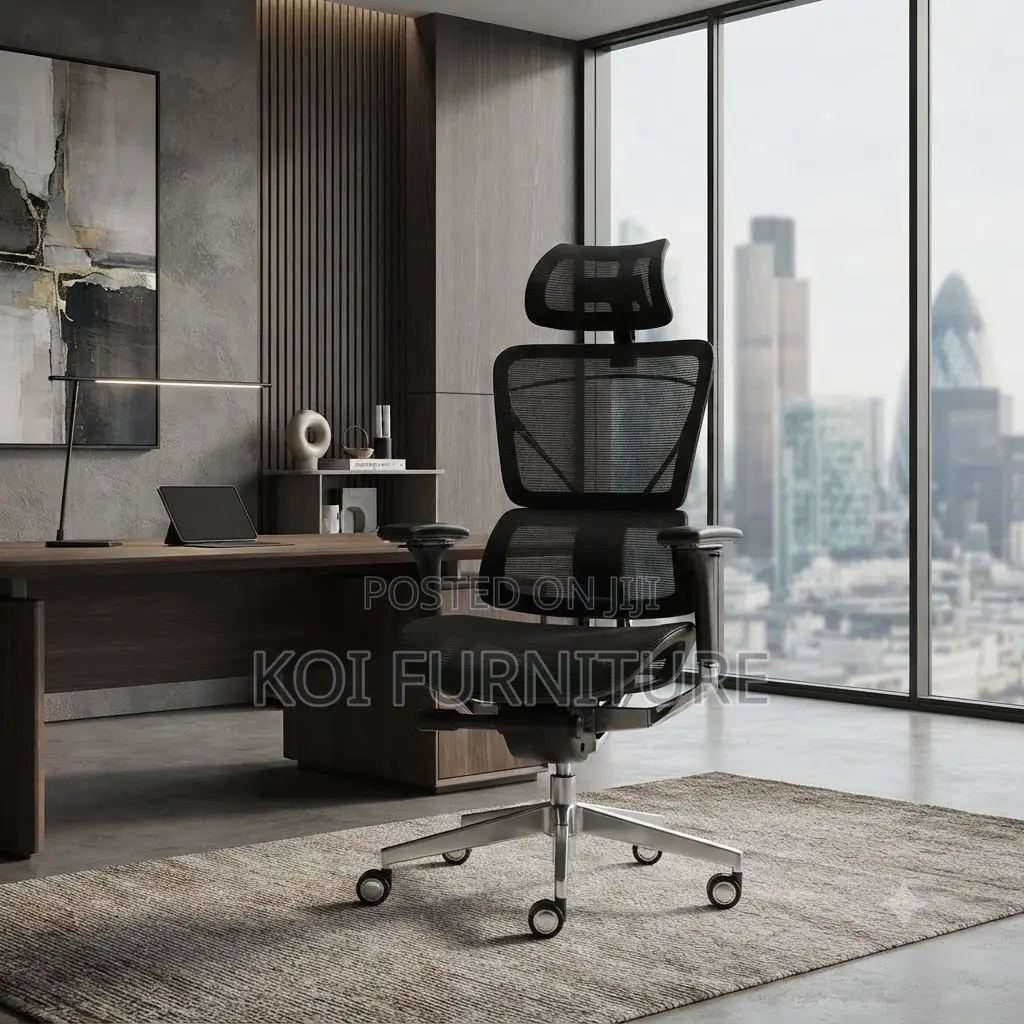 Office Chairs; Executive Style High Back Orthopedic Office Chairs