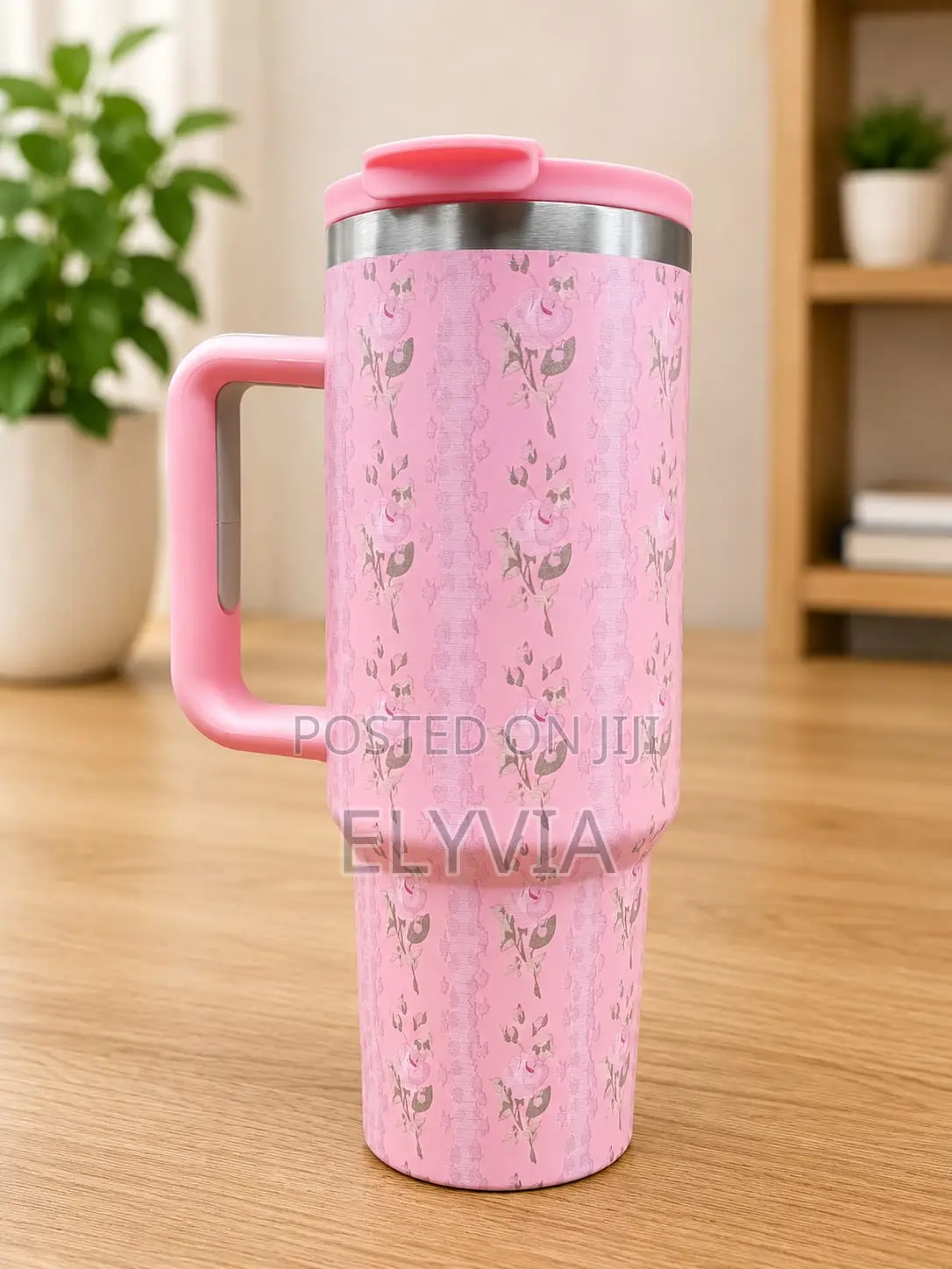 Flowered Stanley Mug