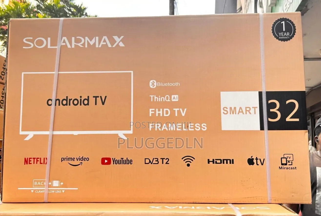 Solarmax 32-Inch Smart Frameless Tv