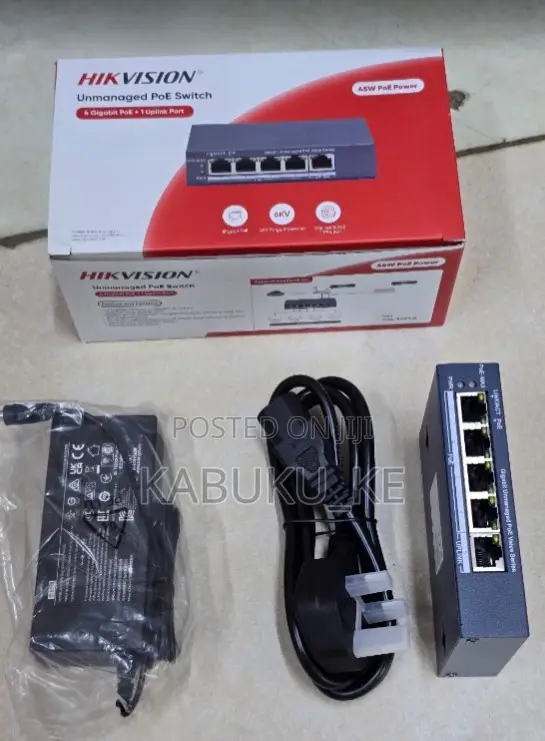 Hikvision 4 Port Poe Switch