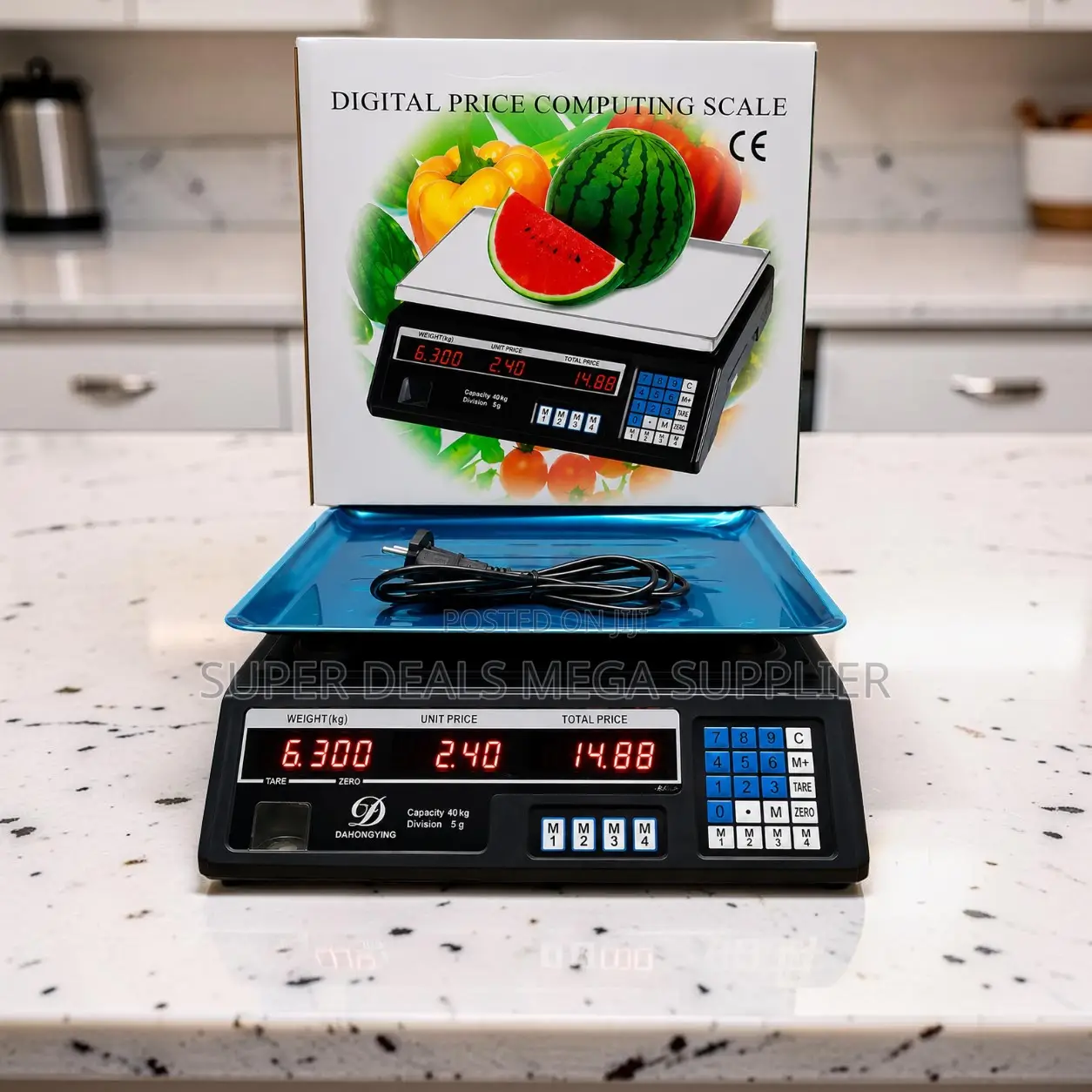 High Capacity Acs 30 Upto 30kgs Electronic Digital Weighing Scale
