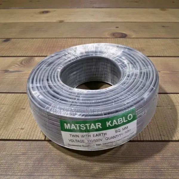 Quality 1.5mm Twin With Earth Electrical Wiring Cable Long Lasting