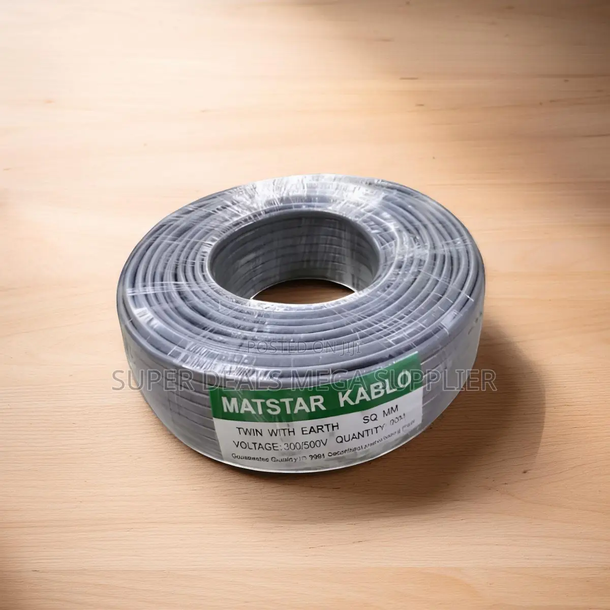 Long Life 1.5mm Solid Core Twin With Earth Electrical Wiring Cable