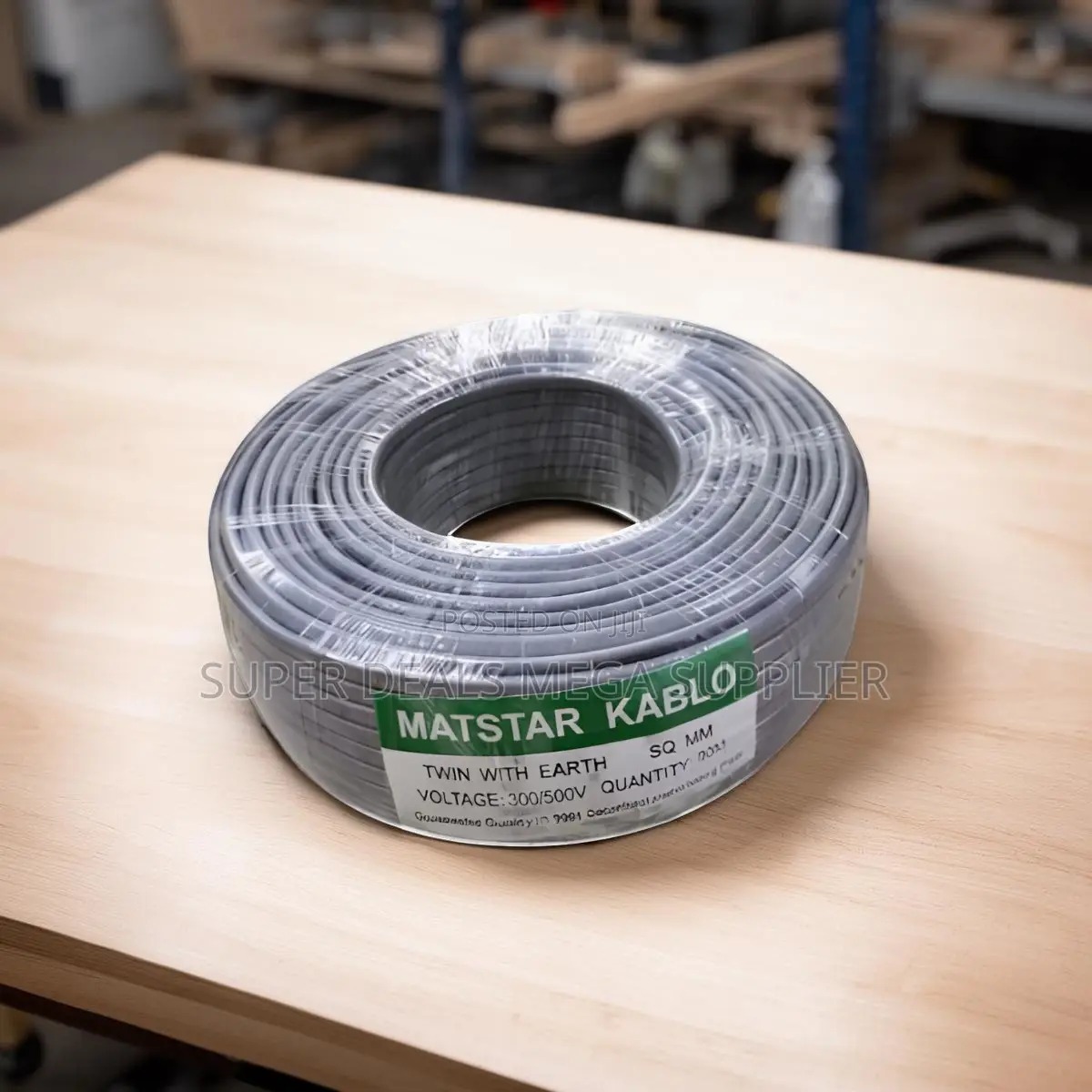 Fireproof PVC 1.5mm Twin With Earth Electrical Wiring Cable Long Life