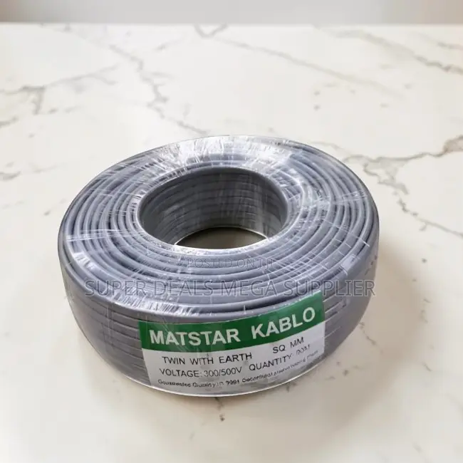 Maintenance Free 1.5mm Twin With Earth Electrical Wiring Cable PVC