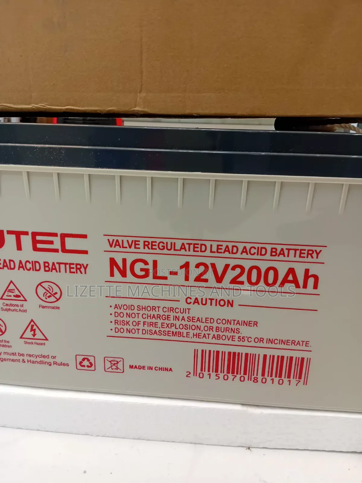 Nippotec 200ah Maintenance-Free Solar Battery 12v