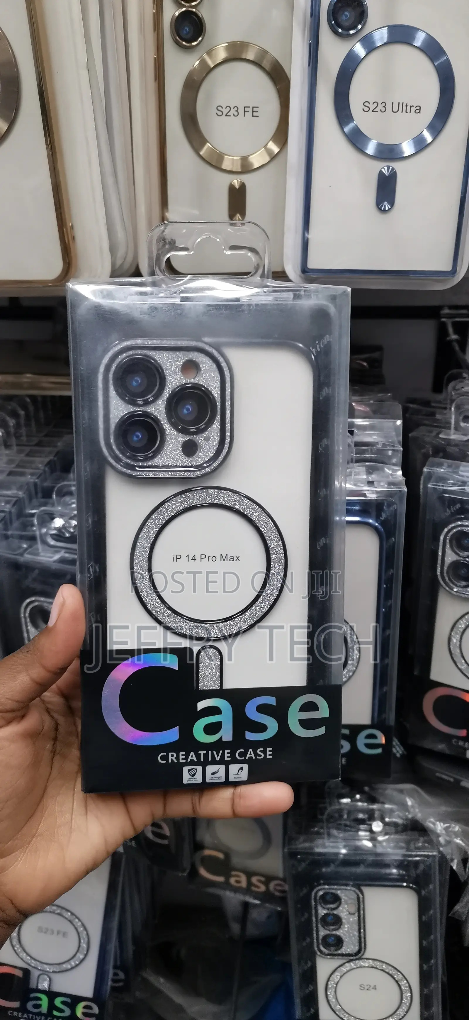 iPhone 14 Pro Max Diamond-Studded Aesthetic Cover