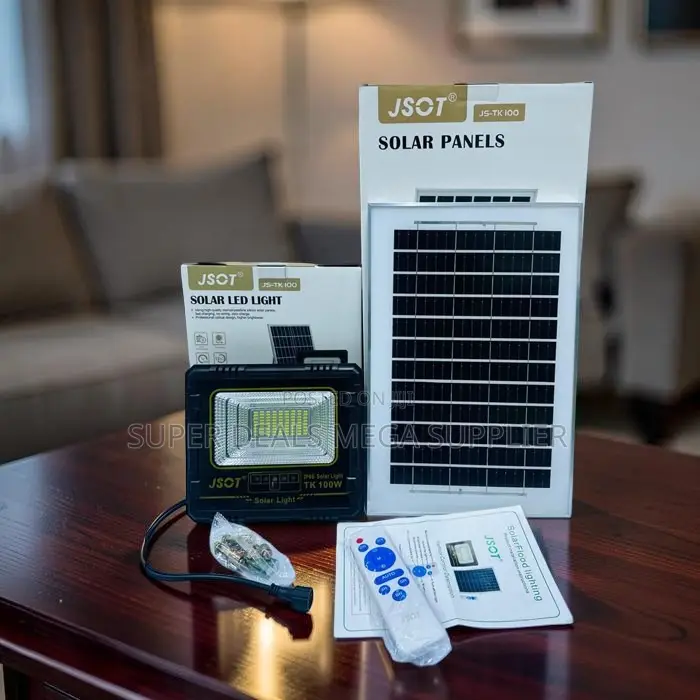 Automatic Dusk to Dawn 100w Solar Flood Light Ip67 Waterproof