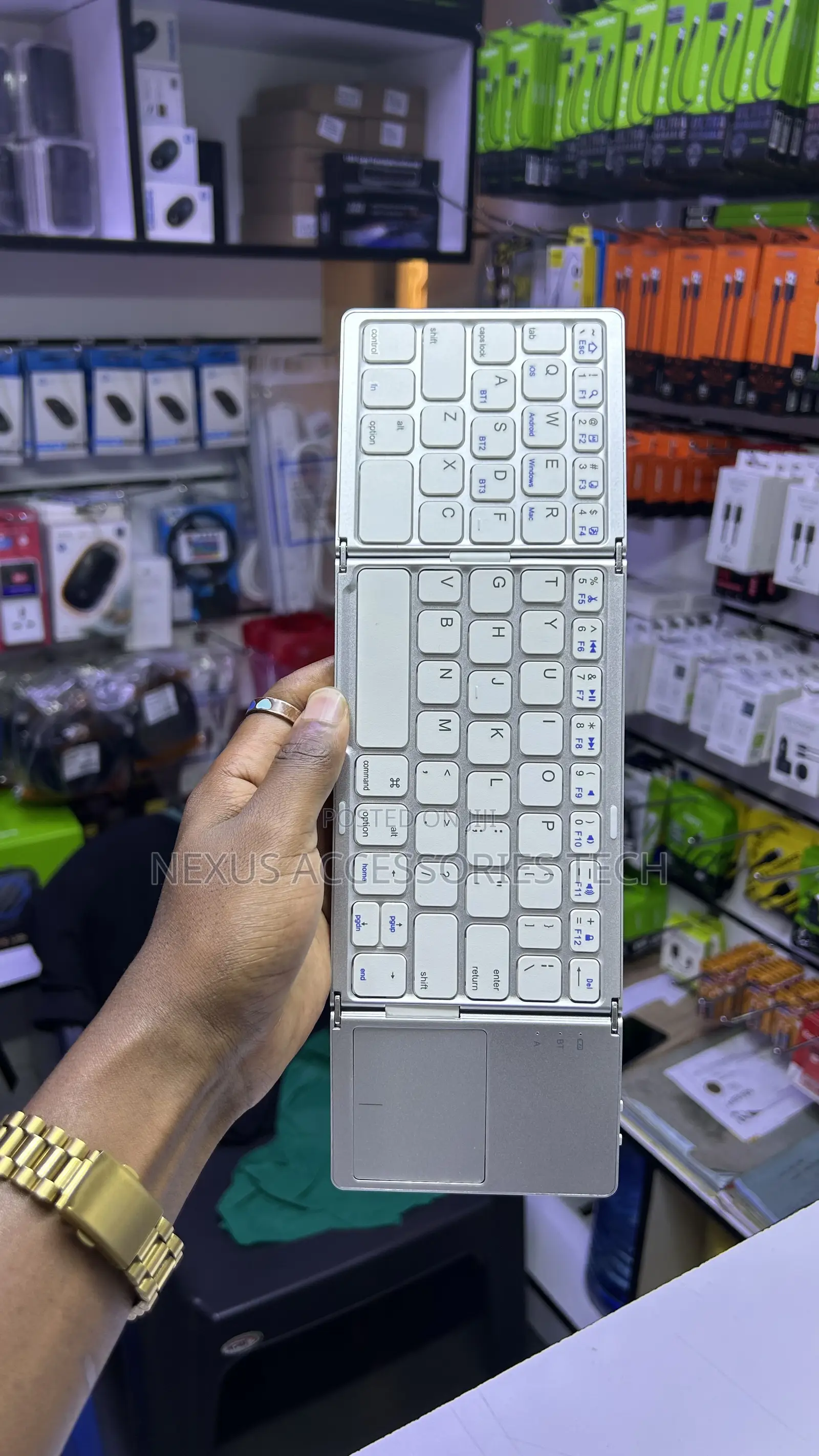 Mini Wireless Keyboard With Touchpad for Smart Tv, Pc Android Tv Box