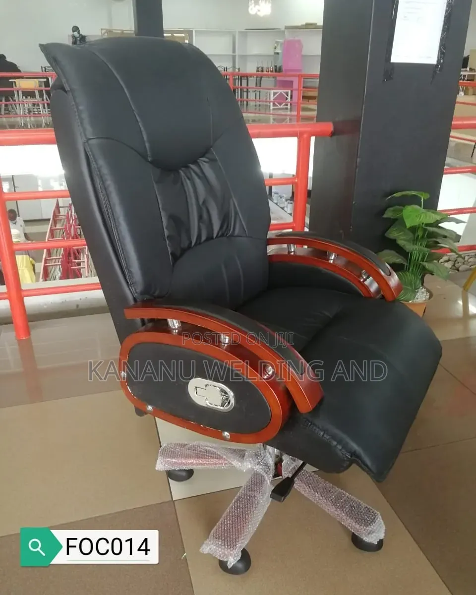 Executive Black Padded Office Chair