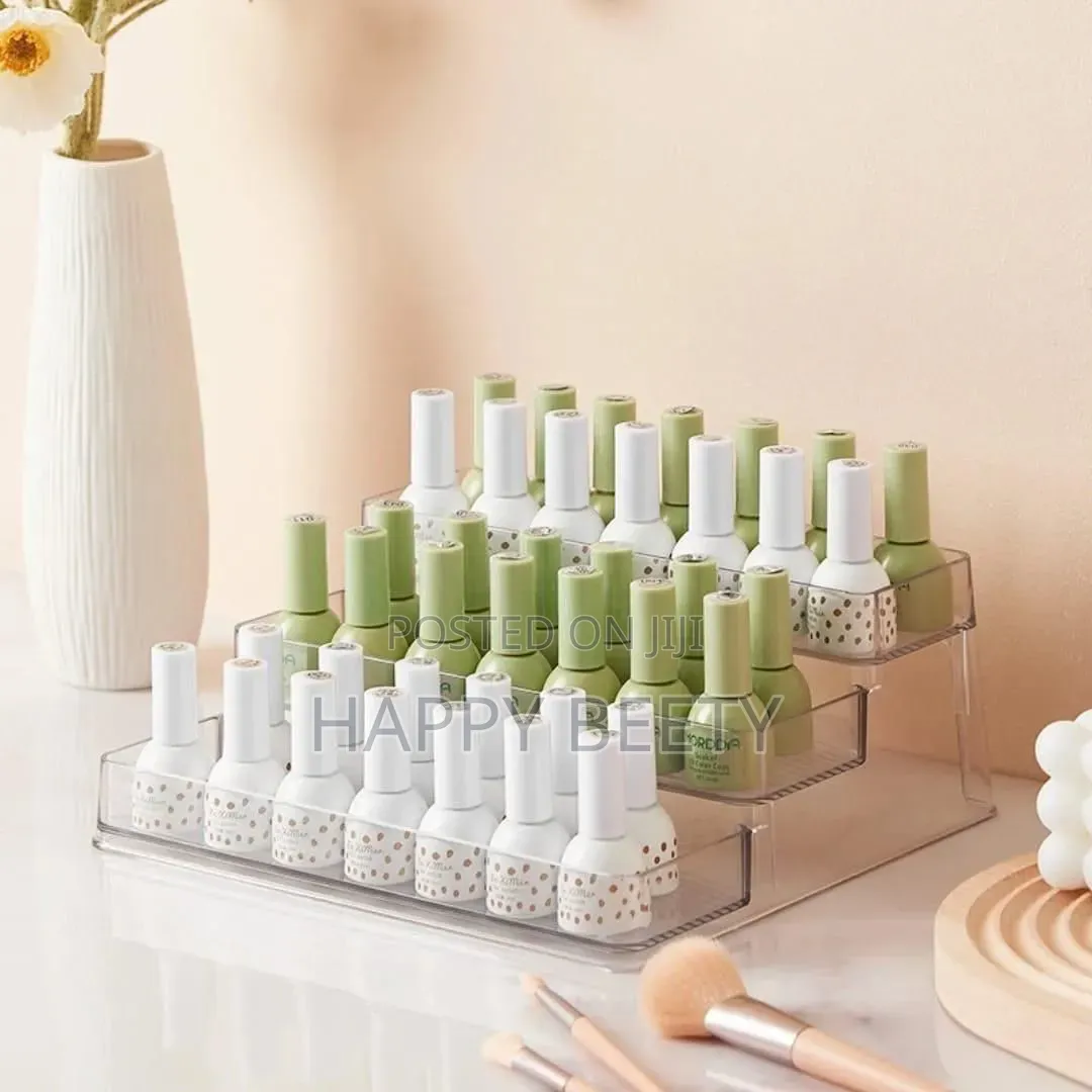 *3 Step/Tier Clear Acrylic Perfume/Cosmetic Display Rack