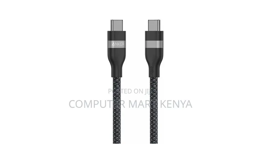 Anker 310 Usb-C to Usb-C Cable (3ft,240w, Braided) Black