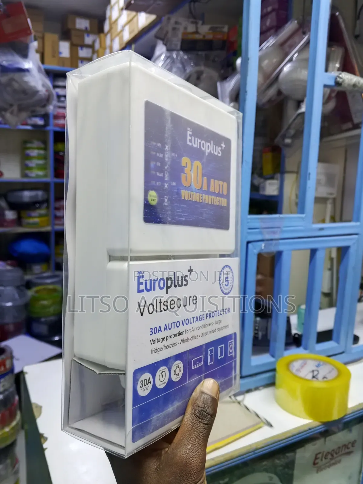 Europlus+ 30a Auto Voltage Protector – Direct Wired | 5-Year Warranty