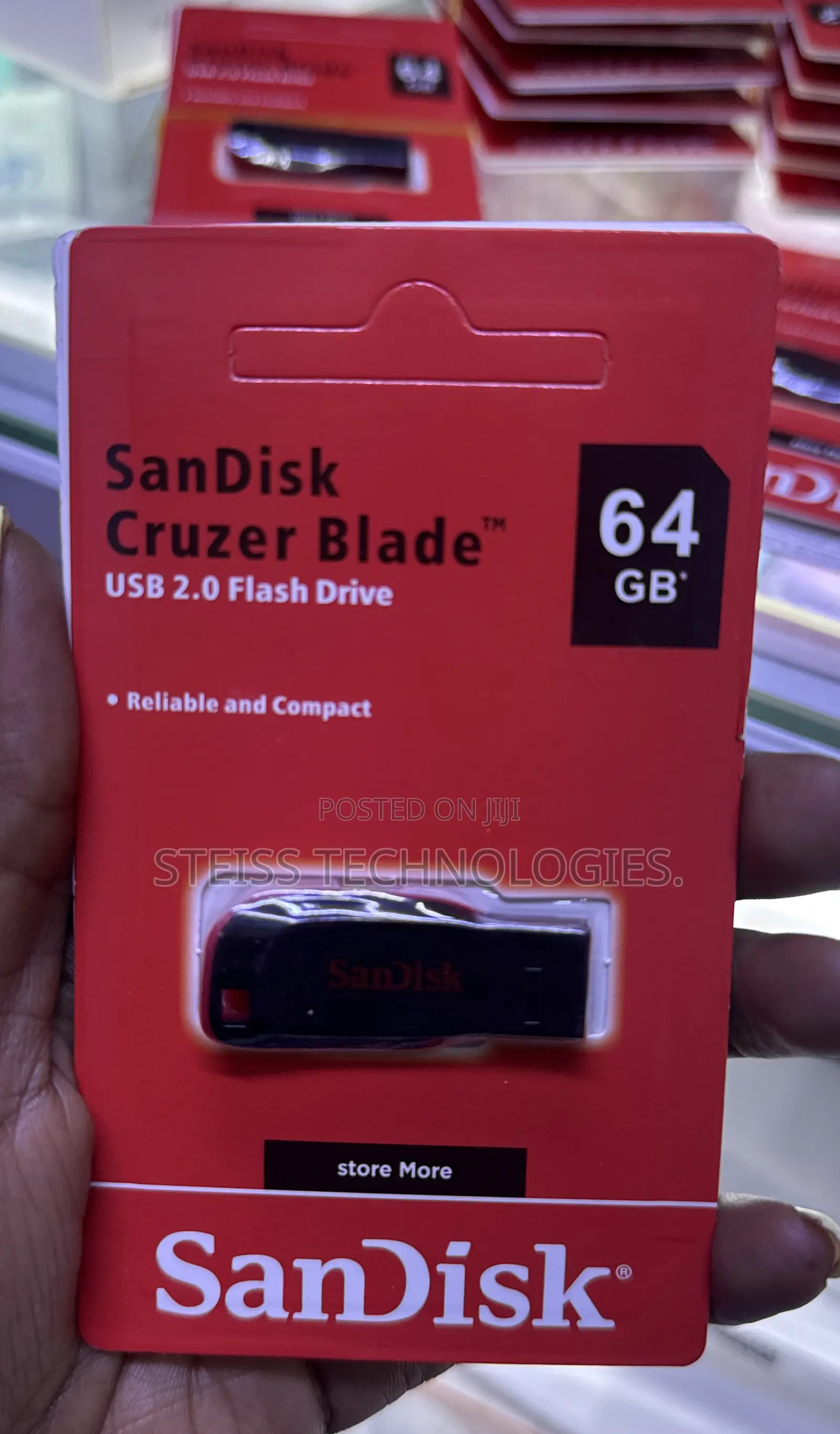 64gb Cruzer Blade Sandisk Flashdisk