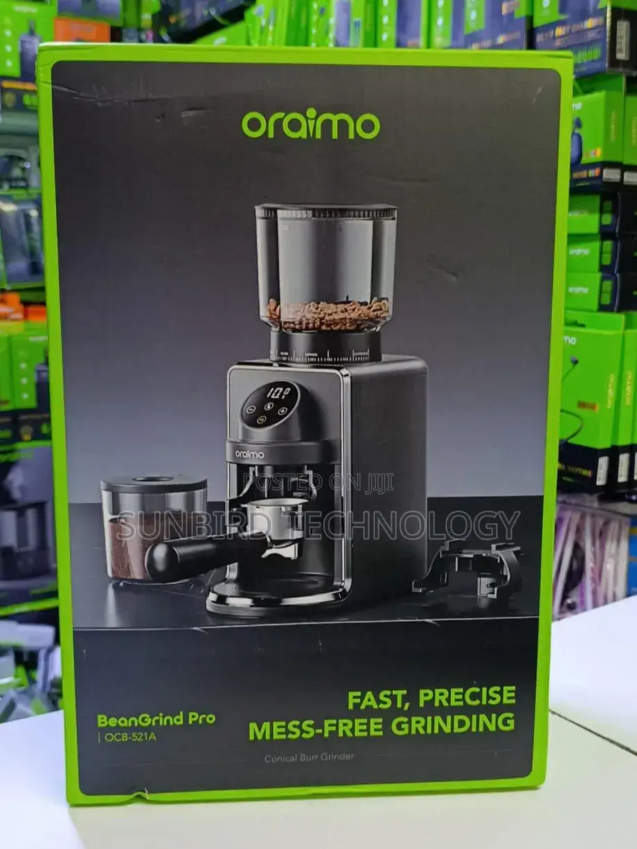 Oraimo Beangrind Pro Precision Smart Control Conical Burr Grinder.
