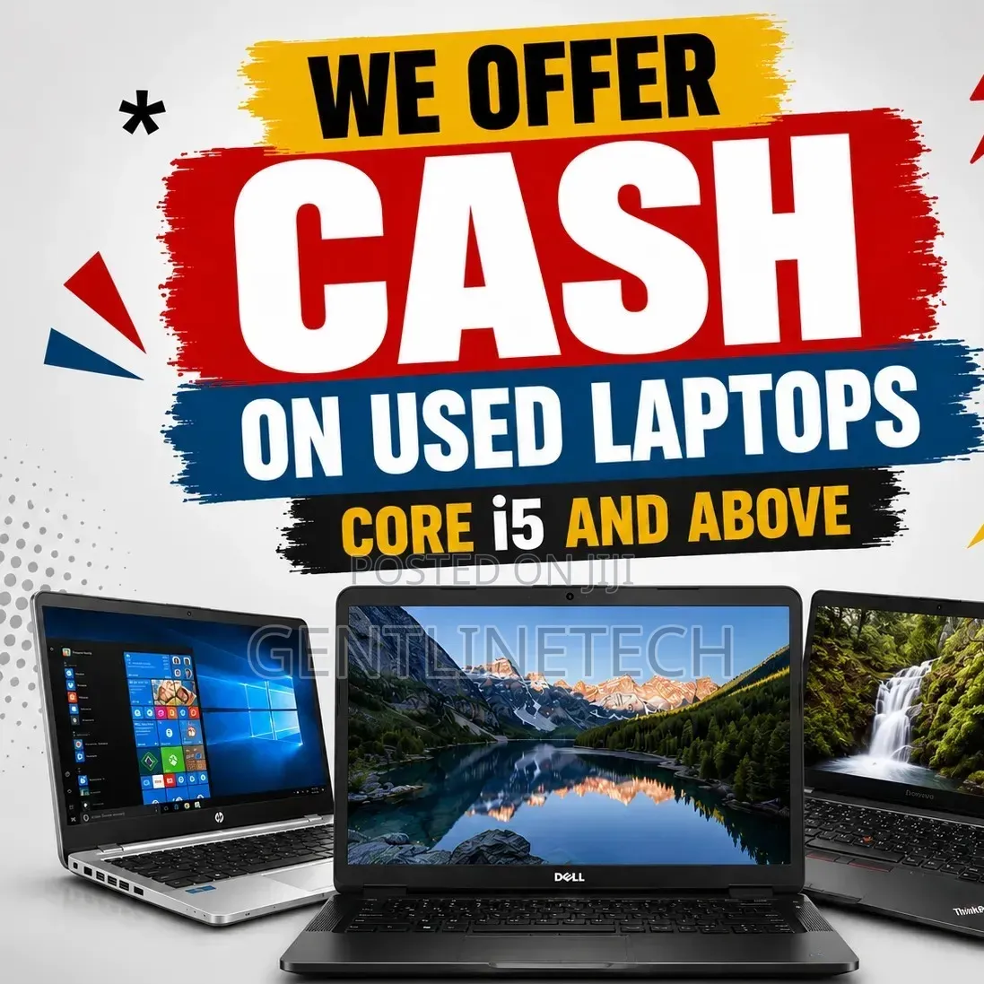 Cash on Used Laptops