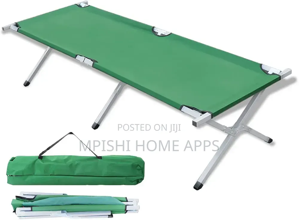 Foldable Camping Bed Green