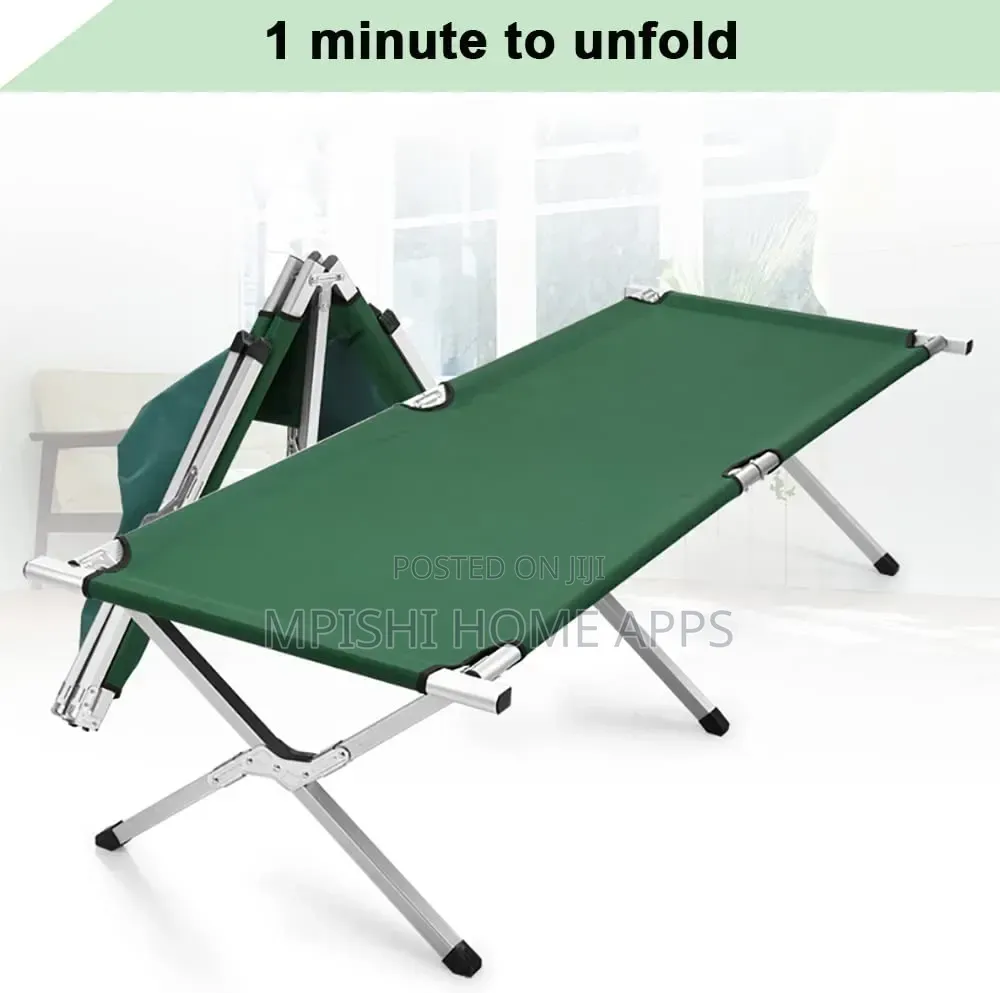 Foldable Camping Bed Green