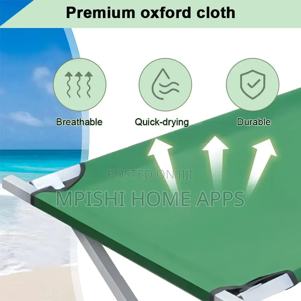 Foldable Camping Bed Green