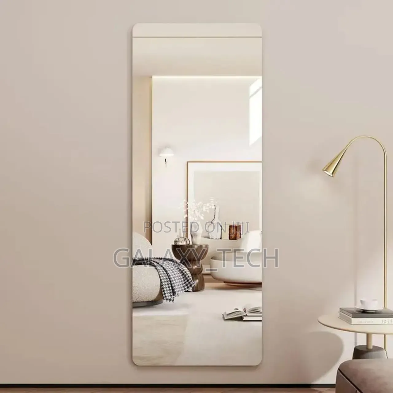 Rectangular Acrylic Self Adhesive Mirrors(120cm×40cm)