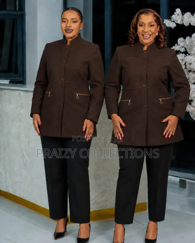 Elegantly Tailored Trenchcoat, Featuring Functional Zip Pockets