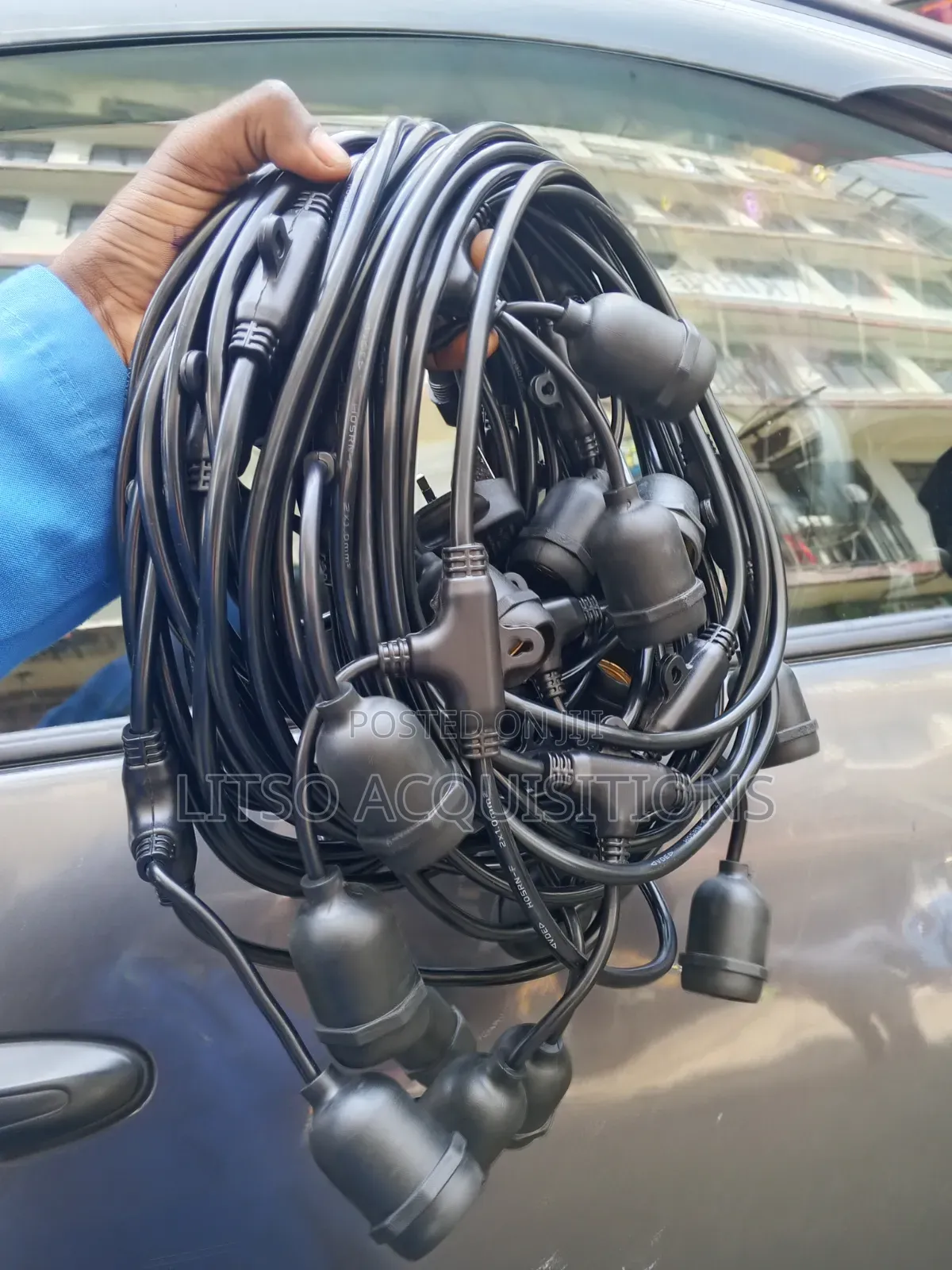 Outdoor Waterproof String Light Cable | Heavy Duty Festoon Light