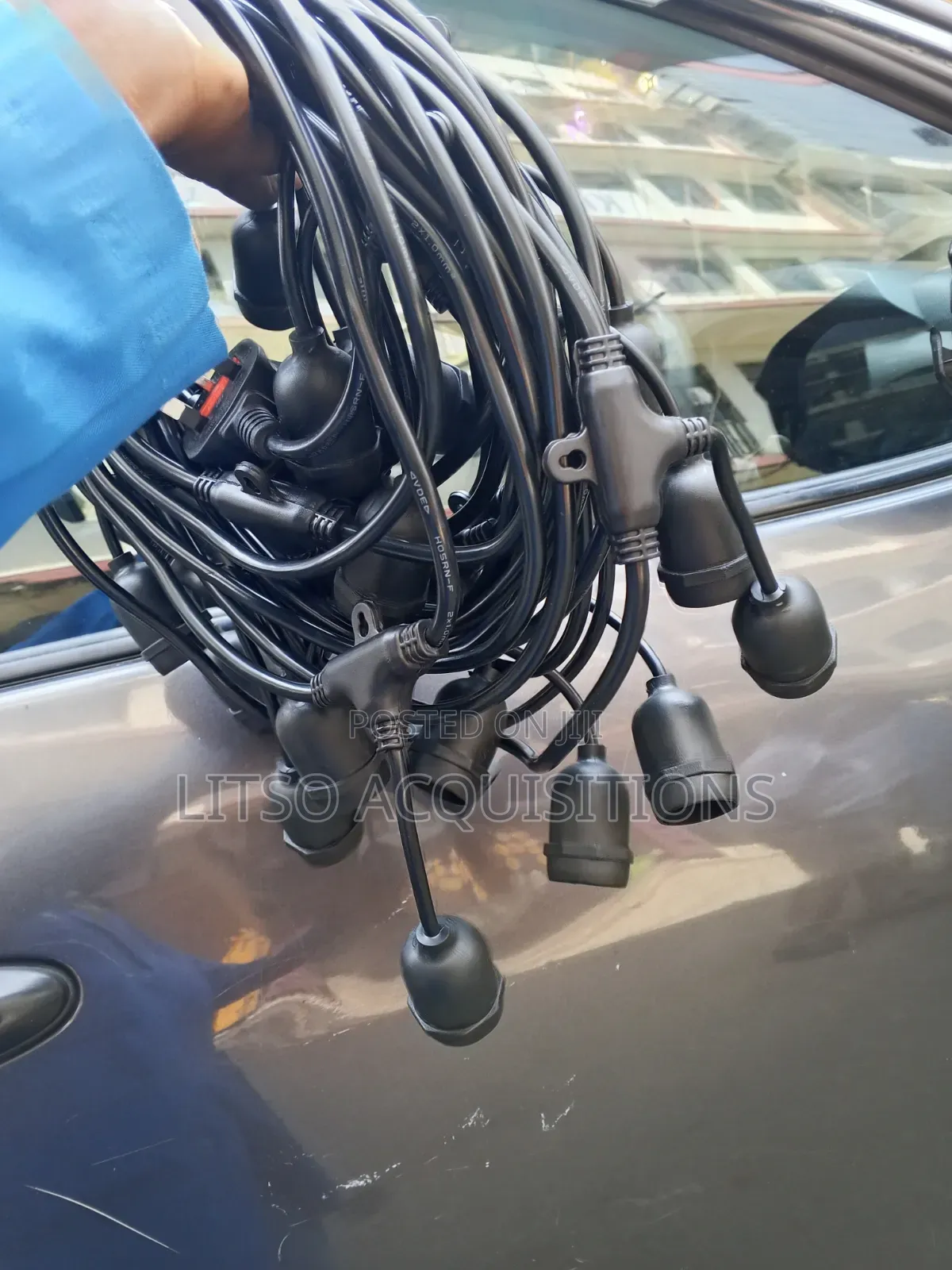 Outdoor Waterproof String Light Cable | Heavy Duty Festoon Light