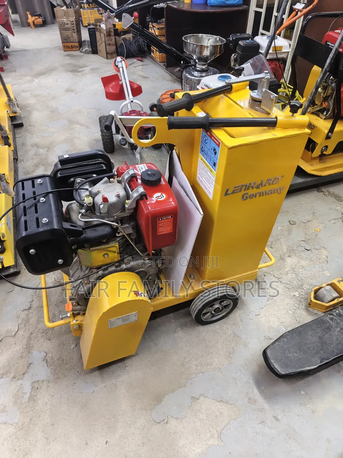 Diesel Lenhard German Concrete Cutter 18"