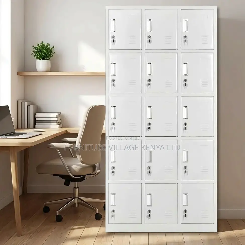 15 Door Metal Locker 3 Column 5 Row Storage Cabinet