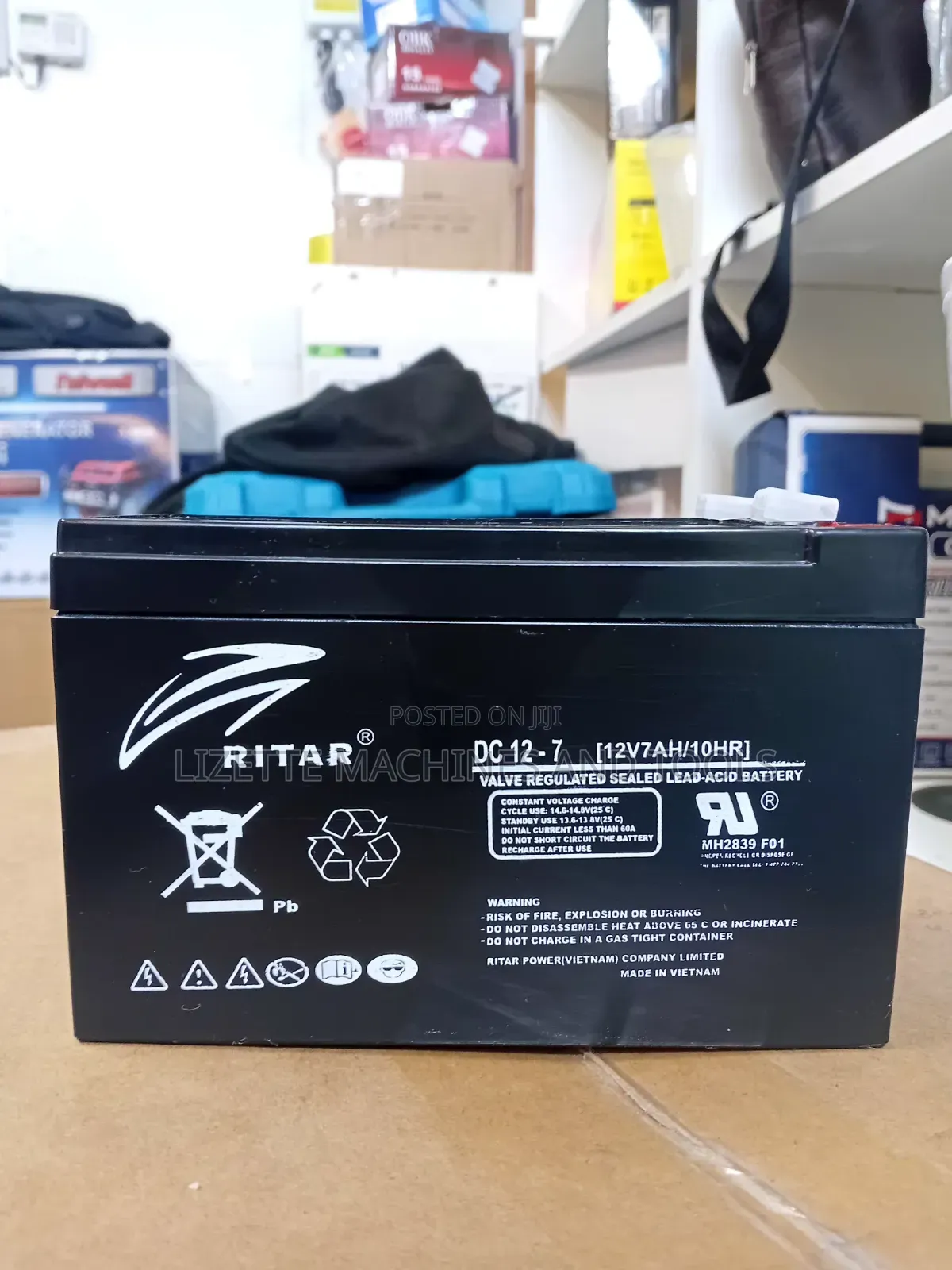 Ritar 7ah Battery 12v