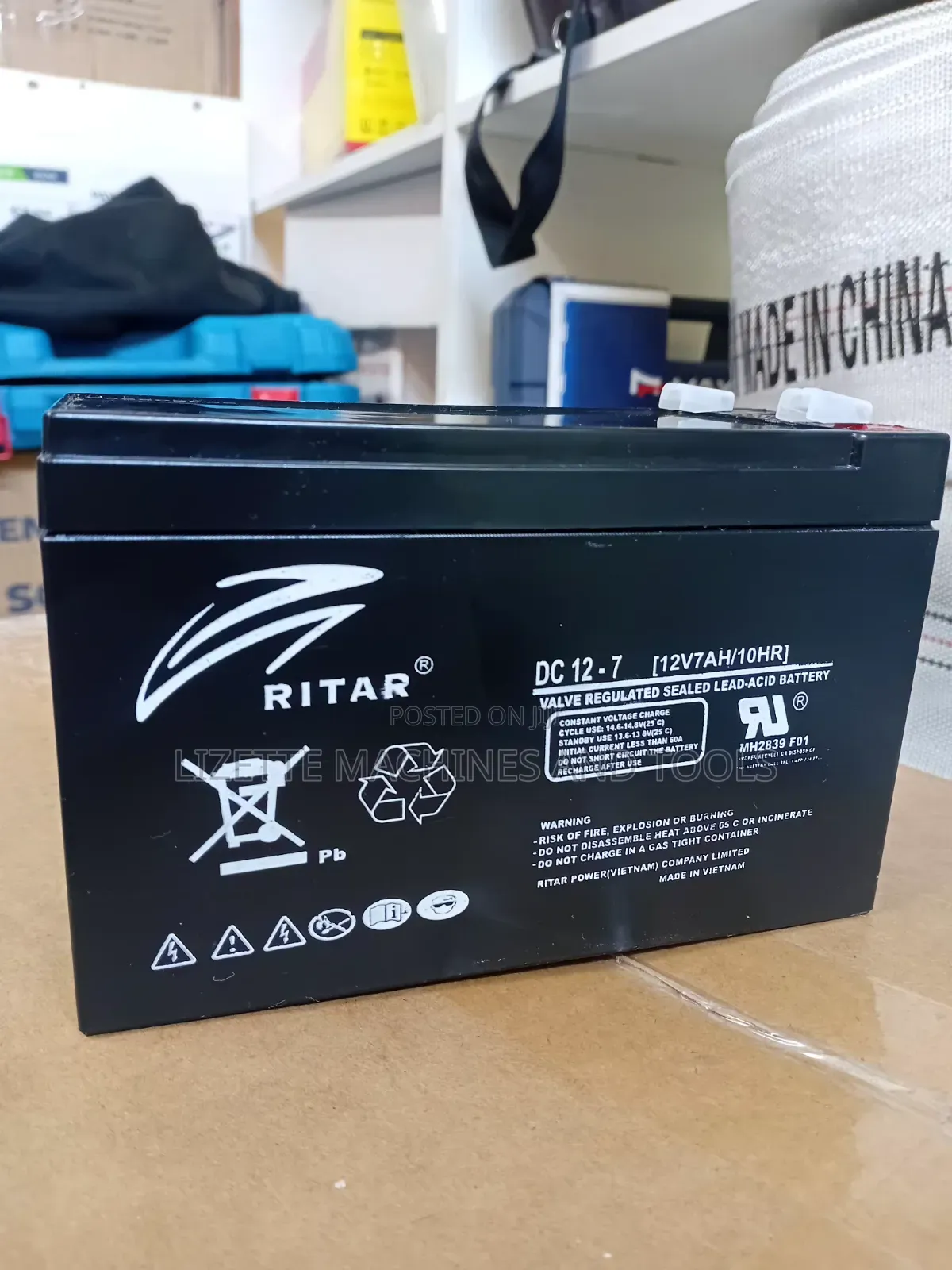 Ritar 7ah Battery 12v