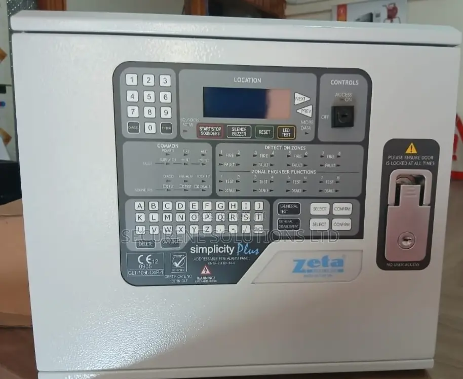 Zeta Simplicity Plus 2-Loop Addressable Fire Alarm Control Pane